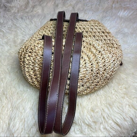 Cappelli Crochet Toyo Straw Backpack - Picture 8 of 11